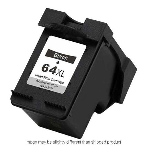 HP Remanufactured HP 64XL Black High Yield Ink Cartridge, 600 Page Yield (N9J92AN)