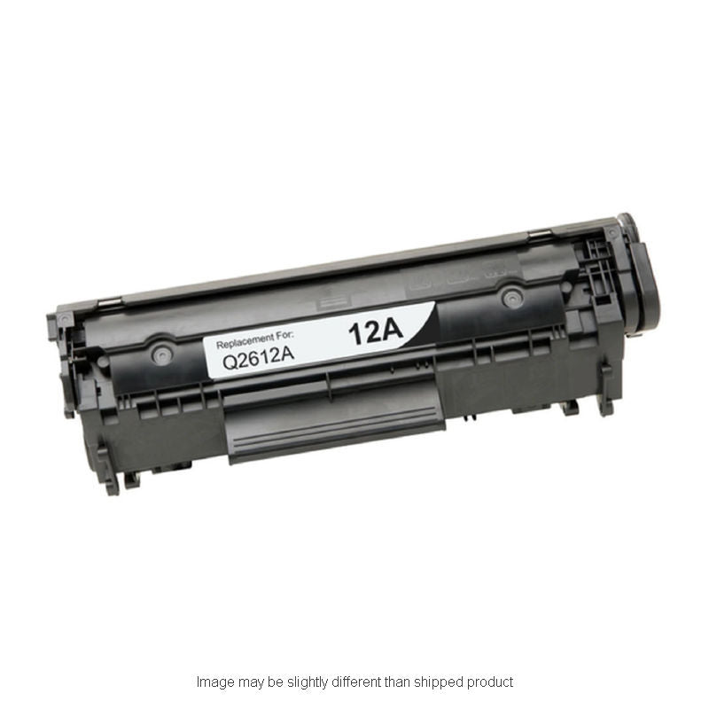 HP Remanufactured Q2612X Black High Yield Toner Cartridge, 3,000 Page Yield (Q2612X)