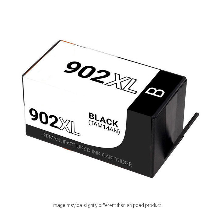 HP Remanufactured HP 902XL Black High Yield Ink Cartridge, 825 Page Yield (T6M14AN)