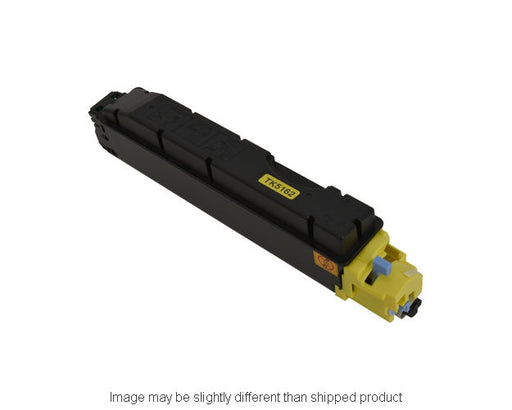 Kyocera Compatible TK5162 Yellow Toner Cartridge, 12,000 Page Yield (TK5162)