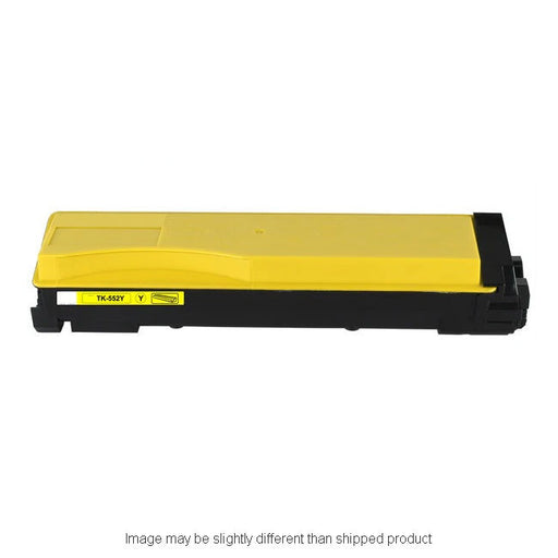 Kyocera Compatible TK552 Yellow Toner Cartridge, 6,000 Page Yield (TK552)
