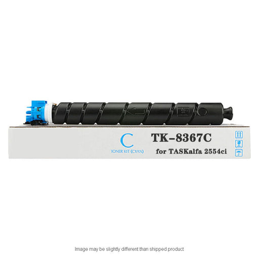 Kyocera Compatible TK8367 Cyan Toner Cartridge, 12,000 Page Yield (TK8367)