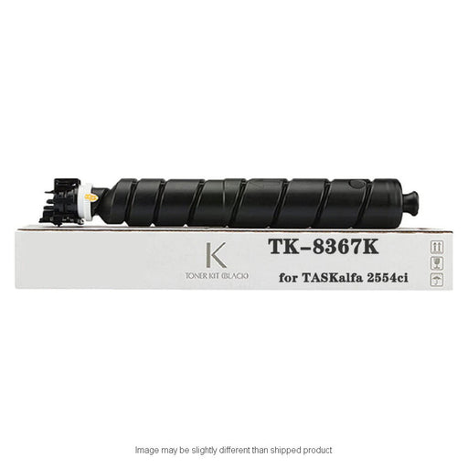 Kyocera Compatible TK8367 Black Toner Cartridge, 25,000 Page Yield (TK8367)