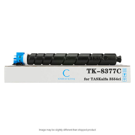 Kyocera Compatible TK8377 Cyan Toner Cartridge, 20,000 Page Yield (TK8377)