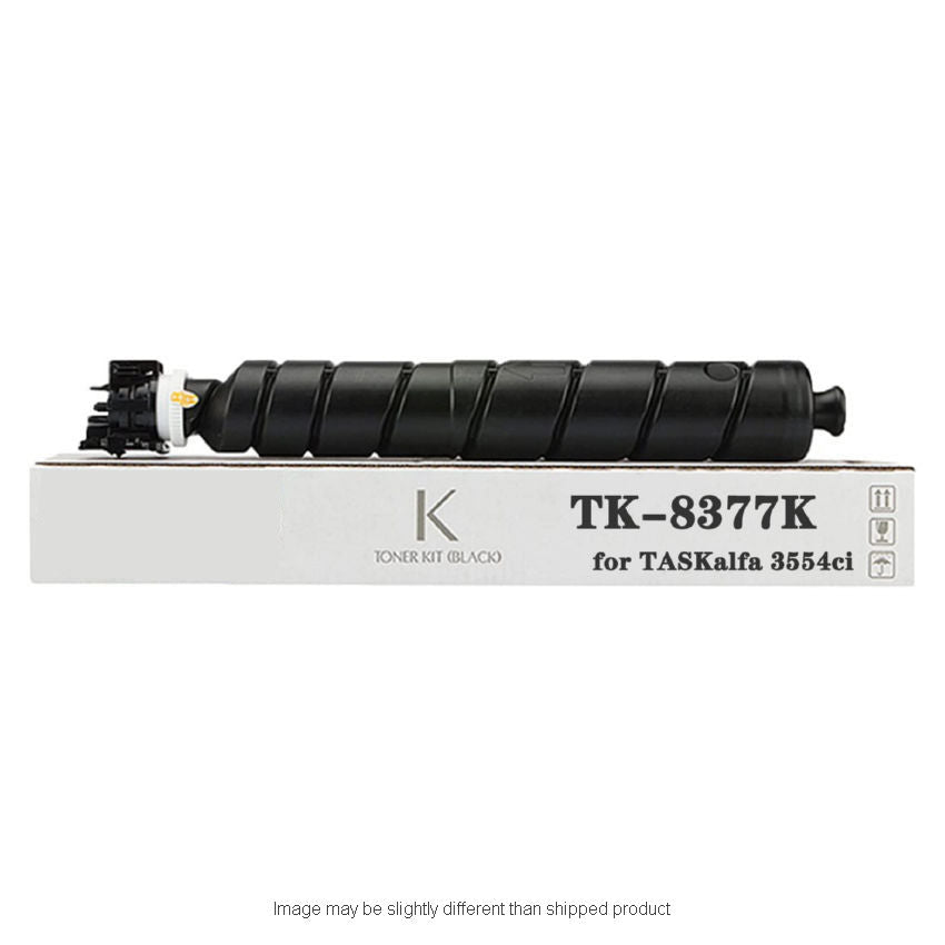 Kyocera Compatible TK8377 Black Toner Cartridge, 30,000 Page Yield (TK8377)