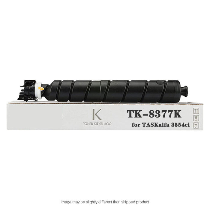 Kyocera Compatible TK8377 Black Toner Cartridge, 30,000 Page Yield (TK8377)