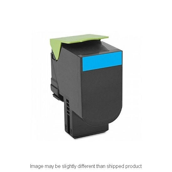 Lexmark Remanufactured 70C Cyan Toner Cartridge, 4,000 Page Yield (70C1XC0)