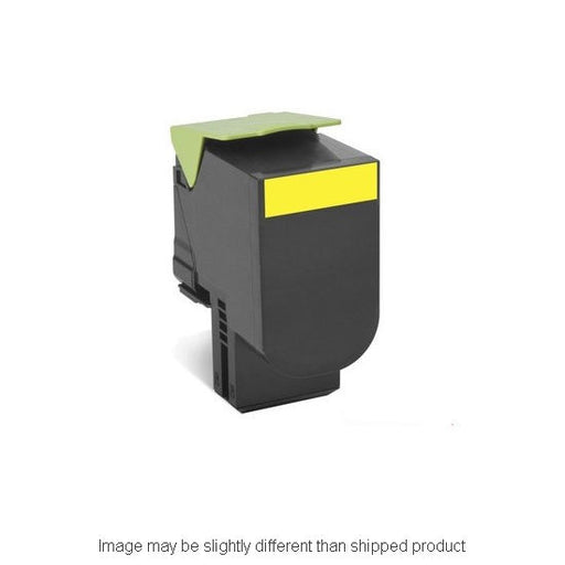 Lexmark Remanufactured 70C Yellow Toner Cartridge, 4,000 Page Yield (70C1XY0)