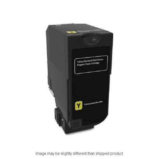 Lexmark Remanufactured 74C Yellow Toner Cartridge, 7,000 Page Yield (74C1SY0)