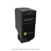 Lexmark Remanufactured 74C Yellow Toner Cartridge, 7,000 Page Yield (74C1SY0)