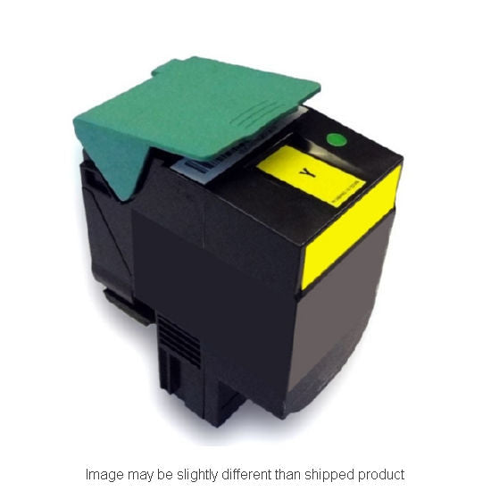 Lexmark Remanufactured C540H2YG Yellow Toner Cartridge, 2,000 Page Yield (C540H2YG)