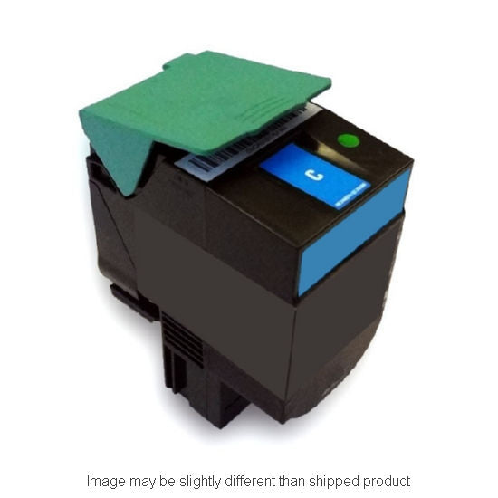 Lexmark Remanufactured C544X1CG Cyan Toner Cartridge, 4,000 Page Yield (C544X1CG)