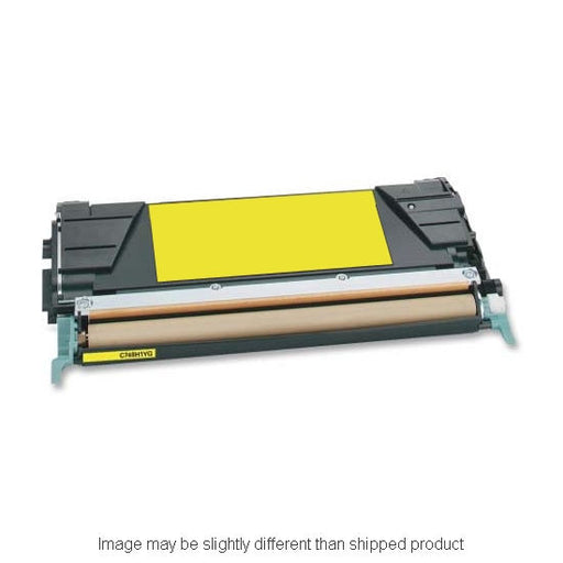 Lexmark Remanufactured C748H2YG Yellow Toner Cartridge, 10,000 Page Yield (C748H2YG)