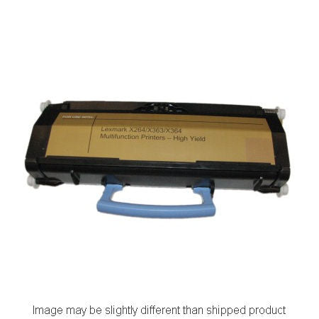 Lexmark Remanufactured X264A11G Black Toner Cartridge, 3,500 Page Yield (X264A11G)