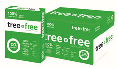 Tree-Free Multipurpose Copy Paper, 8.5" x 11", White, 20 lb, 92 Brightness, 500 Sheets/Ream (100% Recycled, Carbon Neutral)
