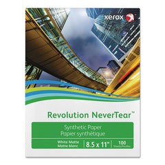 Xerox, Revolution NeverTear Synthetic Paper, 11" x 17", Matte White, 100 Sheets/Ream, (3R20174)