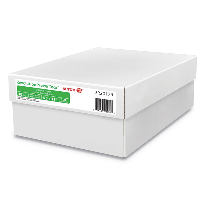 Xerox, Revolution NeverTear Synthetic Paper, 12" x 18", Matte White, 250 Sheets/Carton, (3R20177)