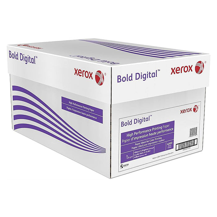 Xerox, Bold Digital Printing Paper, 17" x 11", White, 100 lb Cover, 100 brightness, 250 Sheets/Ream, (3R11775)