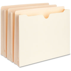 TOPS File Jacket, Manila Letter Size,Double Top, Flat, 100/Box (37900)