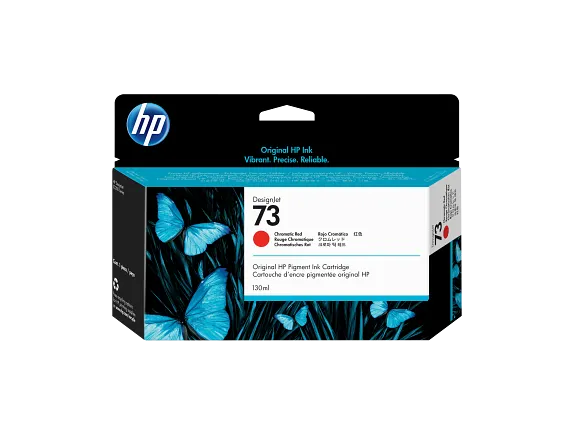 HP 73 130-ml Chromatic Red DesignJet Ink Cartridge, CD951A