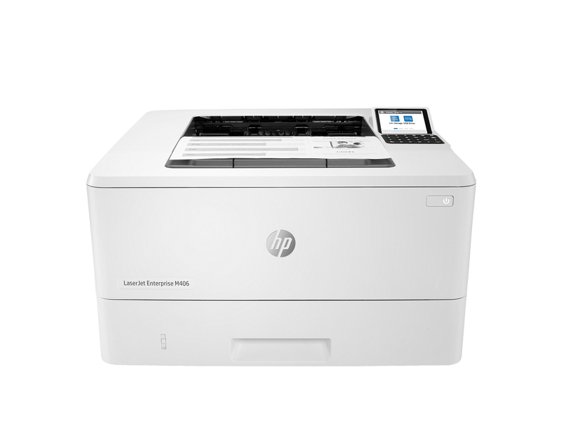 HP LaserJet Enterprise M406dn Monochrome Laser Printer - view 5