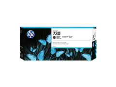 HP 730 300-ml Matte Black DesignJet Ink Cartridge, P2V71A