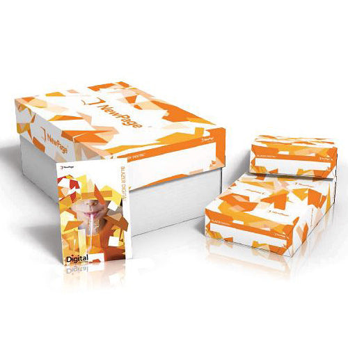 Blazer Digital White Satin Text Paper, 13 x 19, 80 lb, 500 Sheets/Ream (279623)