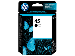 HP 45 Black Original Ink Cartridge, 51645A#140