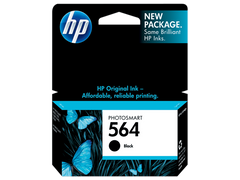 HP 564 Black Original Ink Cartridge, CB316WN#140