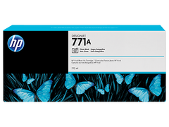 HP 771A 775-ml Photo Black DesignJet Ink Cartridge, B6Y21A