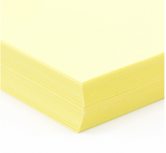 Domtar Lettermark Canary Vellum Bristol Cardstock, 8.5" x 11", 67 lb, 250 Sheets/Pack (94342)