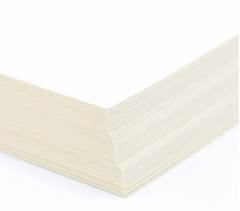 Domtar Lettermark Cream Vellum Bristol Cardstock, 8.5" x 11", 67 lb, 250 Sheets/Pack (94345)