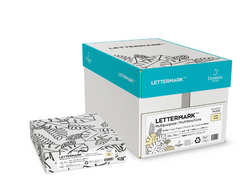 Domtar Lettermark Cream Multipurpose Paper, 8.5" x 11", 20 lb, 500 Sheets/Ream (94296)