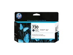HP 730 130-ml Matte Black DesignJet Ink Cartridge, P2V65A