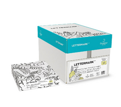Domtar Lettermark Cream Vellum Bristol Cardstock, 8.5" x 11", 67 lb, 250 Sheets/Pack (94345)