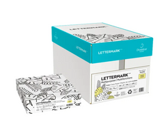 Domtar Lettermark Canary Vellum Bristol Cardstock, 8.5" x 11", 67 lb, 250 Sheets/Pack (94342)