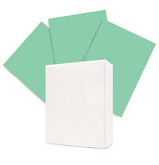 American Eagle 8.5" x 11" Color Copy Paper, 20 lbs., Green, 500 Sheets/Ream (47720501)