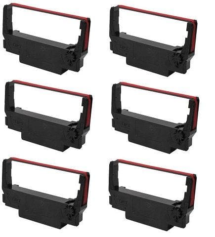 Epson POS Ribbon Cartridge, ERC-30/34/38 Compatible, 6 Ribbons/Box (R-ERC30-6)