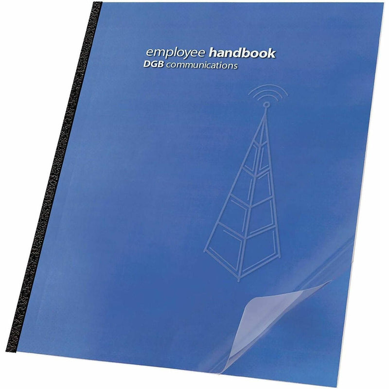 GBC Clear View Binding Covers, Oversize, 7 mil, 100/Pack (2000036)