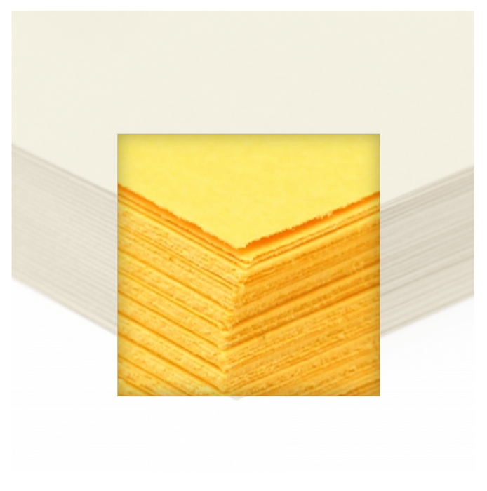 Lettermark Colors Vellum Bristol 8.5" x 11" Color Copy Paper, 67 lbs., Goldenrod-Vellum, 250 Sheets/Ream (94348)