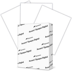 Accent Opaque Text Paper, 70 lb., 8.5" x 11", White, Smooth, 97 Brightness, 500 Sheets/Ream (109363)