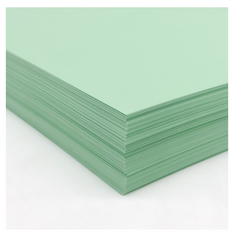 Lettermark Colors Vellum Bristol 8.5" x 11" Color Copy Paper, 90 lbs., Green - SMOOTH, 250 Sheets/Ream (94244)