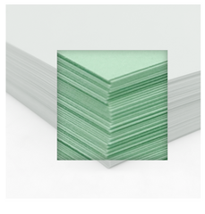Lettermark Colors Vellum Bristol 8.5" x 11" Color Copy Paper, 90 lbs., Green - SMOOTH, 250 Sheets/Ream (94244)