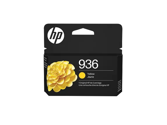 HP 936 Yellow Original Ink Cartridge, 4S6V1LN