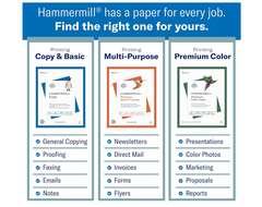 Hammermill Colors 11 x 17" Color Copy Paper, 20 lbs. Canary, 500 Sheets/Ream (102152)