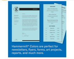 Hammermill Colors 11 x 17" Color Copy Paper, 20 lbs. Canary, 500 Sheets/Ream (102152)