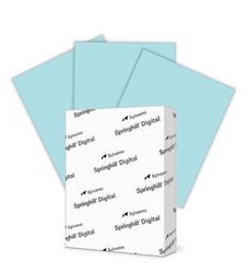 Springhill Digital Index Colors, 11" x 17" Carton Copy Paper, 110 lbs., Blue (BLUE), 250 Sheets/Ream (#25320)