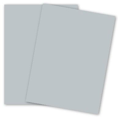 Lettermark Colors Vellum Bristol 8.5" x 11" Color Copy Paper, 67 lbs., Gray, 250 Sheets/Ream (94351/81043)