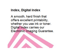 Springhill Digital Index Colors, 8.5" x 11" Carton Copy Paper, 110 lbs., Canary (CAN), 250 Sheets/Ream (#35300)