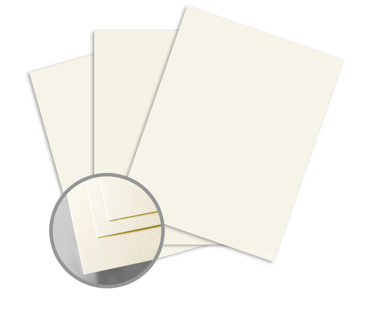 Lettermark Colors Vellum Bristol 8.5" x 11" Color Copy Paper, 90 lbs., IVORY - SMOOTH, 250 Sheets/Ream (94268)